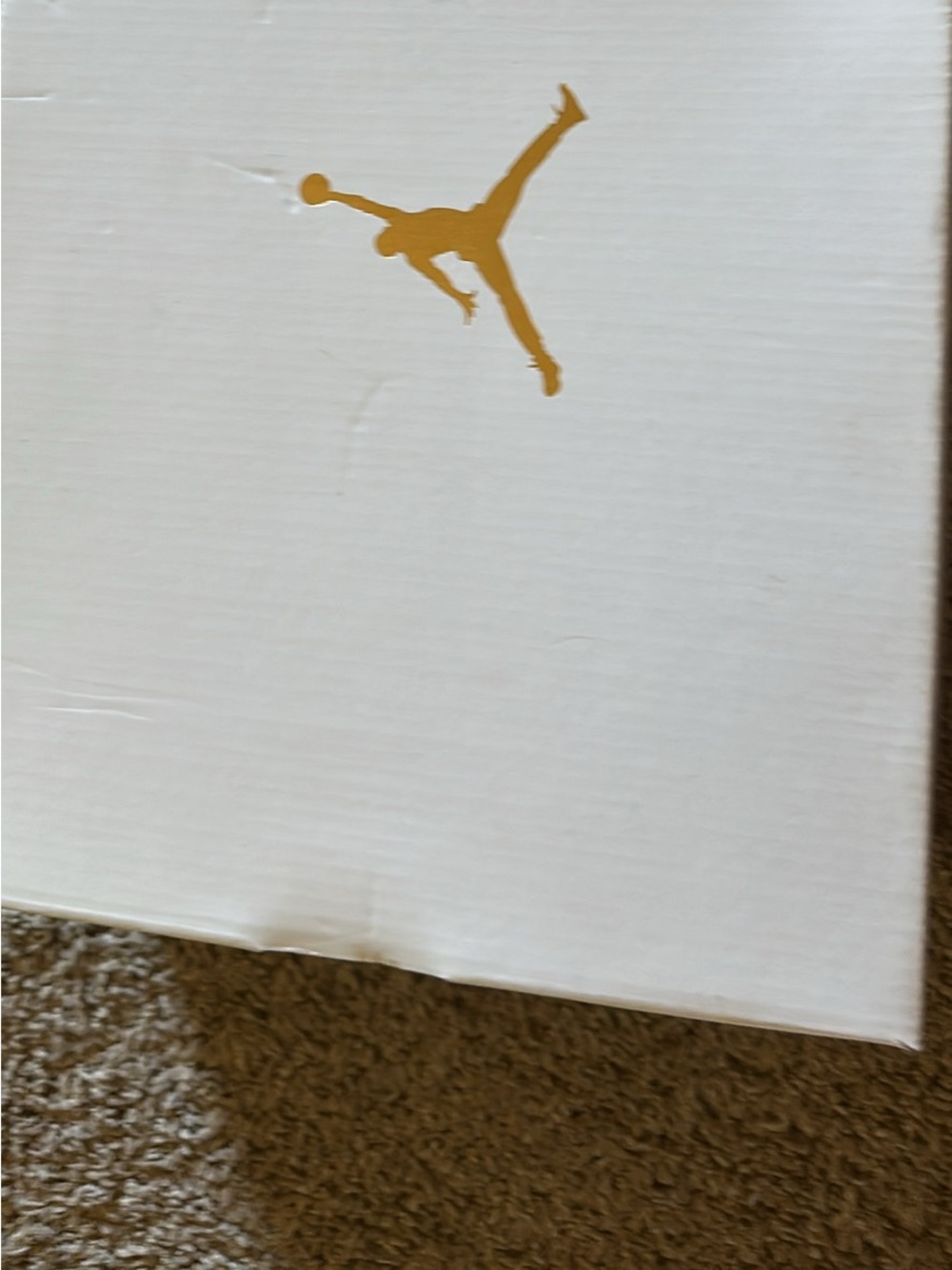 Jordan Gold Jumpman Silhouette Wall Decal